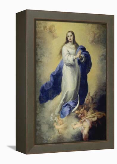 The Immaculate Conception-Bartolomé Estéban Murillo-Framed Premier Image Canvas