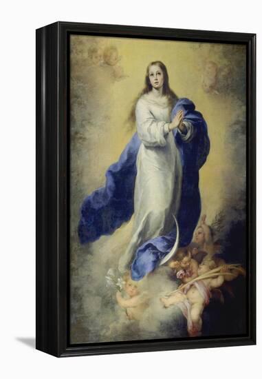 The Immaculate Conception-Bartolomé Estéban Murillo-Framed Premier Image Canvas