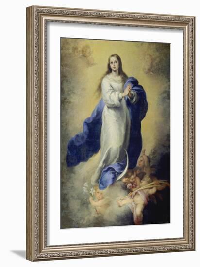 The Immaculate Conception-Bartolomé Estéban Murillo-Framed Giclee Print