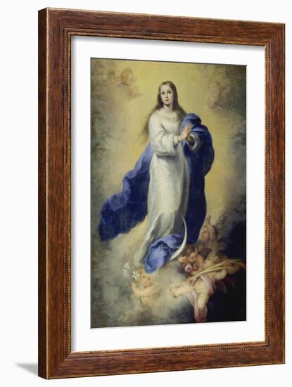 The Immaculate Conception-Bartolomé Estéban Murillo-Framed Giclee Print