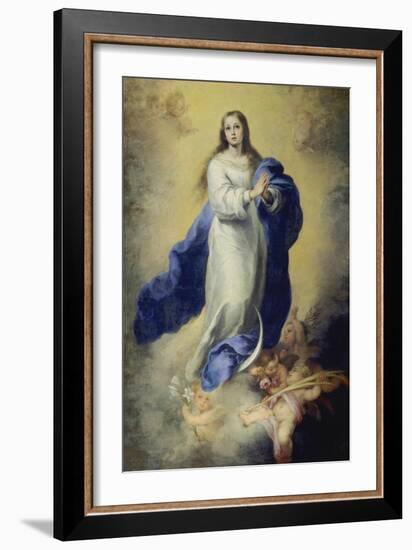 The Immaculate Conception-Bartolomé Estéban Murillo-Framed Giclee Print