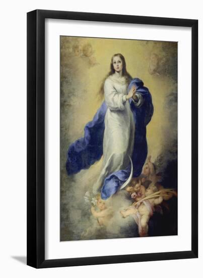 The Immaculate Conception-Bartolomé Estéban Murillo-Framed Giclee Print