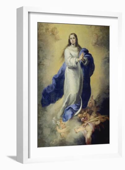 The Immaculate Conception-Bartolomé Estéban Murillo-Framed Giclee Print