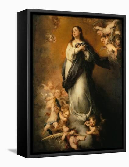 The Immaculate Conception-Bartolome Esteban Murillo-Framed Premier Image Canvas