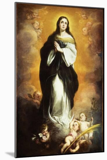 The Immaculate Conception-Bartolome Esteban Murillo-Mounted Giclee Print