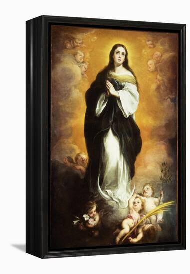 The Immaculate Conception-Bartolome Esteban Murillo-Framed Premier Image Canvas