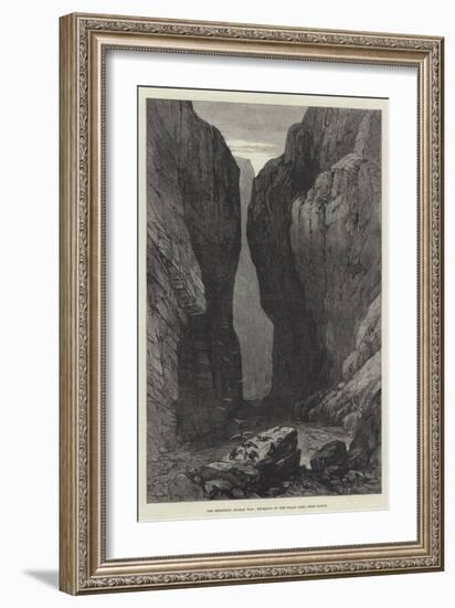 The Impending Afghan War, Entrance to the Bolan Pass, from Dadur-null-Framed Giclee Print