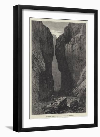 The Impending Afghan War, Entrance to the Bolan Pass, from Dadur-null-Framed Giclee Print