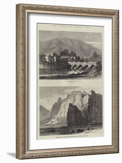 The Impending Afghan War-Sir John Gilbert-Framed Giclee Print