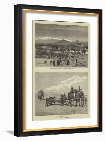 The Impending Afghan War-null-Framed Giclee Print