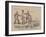 "The impending crisis" Or caught in the act, 1860-N. and Ives, J.M. Currier-Framed Giclee Print