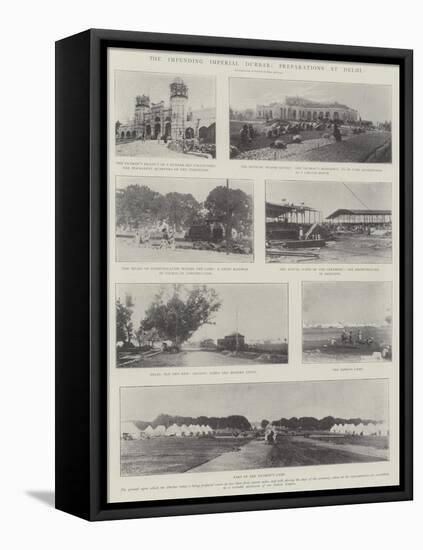 The Impending Imperial Durbar, Preparations at Delhi-null-Framed Premier Image Canvas