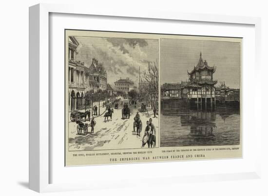 The Impending War Between France and China-null-Framed Giclee Print