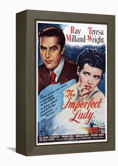 The Imperfect Lady, from Left: Ray Milland, Teresa Wright, 1947-null-Framed Stretched Canvas