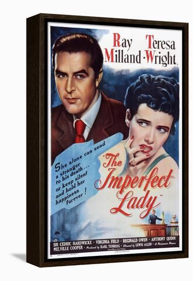 The Imperfect Lady, from Left: Ray Milland, Teresa Wright, 1947-null-Framed Stretched Canvas