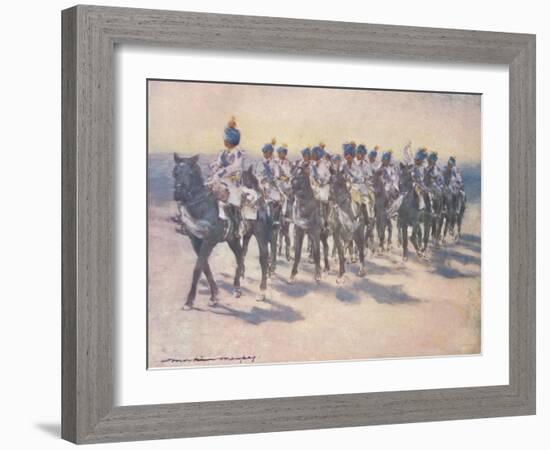 'The Imperial Cadet Corps at the Durbar', 1903-Mortimer L Menpes-Framed Giclee Print