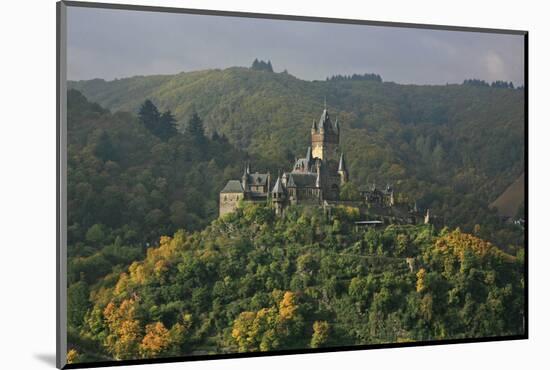 The Imperial Castle Near Cochem on the Moselle in the Diffuse Light of an Autumn Day-Uwe Steffens-Mounted Photographic Print