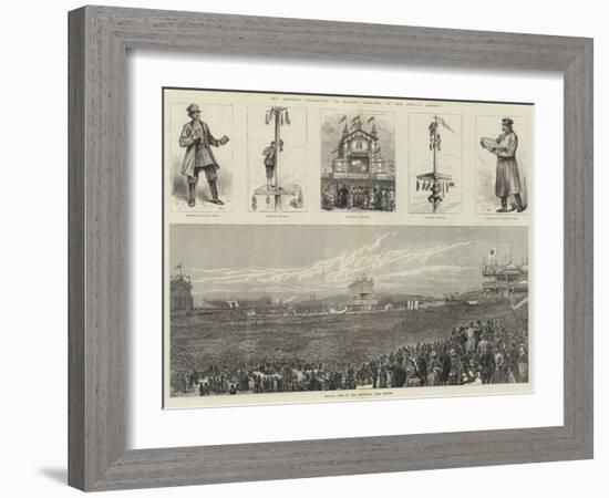 The Imperial Coronation at Moscow-Johann Nepomuk Schonberg-Framed Giclee Print