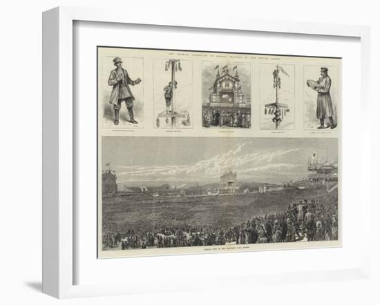 The Imperial Coronation at Moscow-Johann Nepomuk Schonberg-Framed Giclee Print