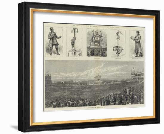 The Imperial Coronation at Moscow-Johann Nepomuk Schonberg-Framed Giclee Print