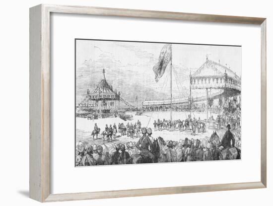 The Imperial Durbar at Delhi, India, on 1 January 1877 (1908)-Unknown-Framed Giclee Print