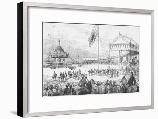 The Imperial Durbar at Delhi, India, on 1 January 1877 (1908)-Unknown-Framed Giclee Print