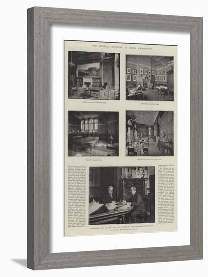 The Imperial Institute at South Kensington-null-Framed Giclee Print