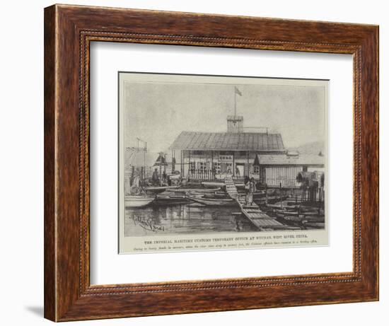 The Imperial Maritime Customs Temporary Office at Wuchan, West River, China-Melton Prior-Framed Giclee Print