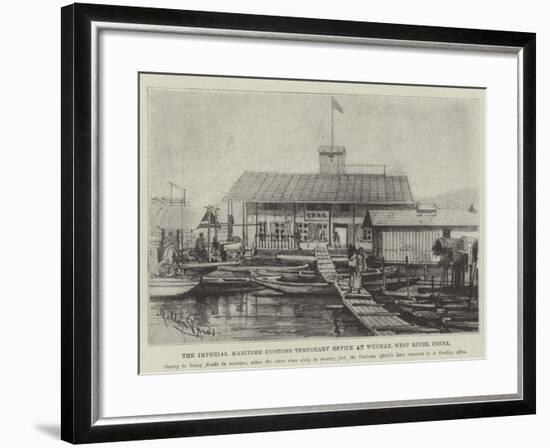 The Imperial Maritime Customs Temporary Office at Wuchan, West River, China-Melton Prior-Framed Giclee Print