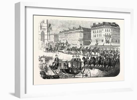 The Imperial Procession Going to the Notre Dame-null-Framed Giclee Print