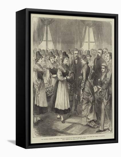 The Imperial Wedding at Vienna-null-Framed Premier Image Canvas