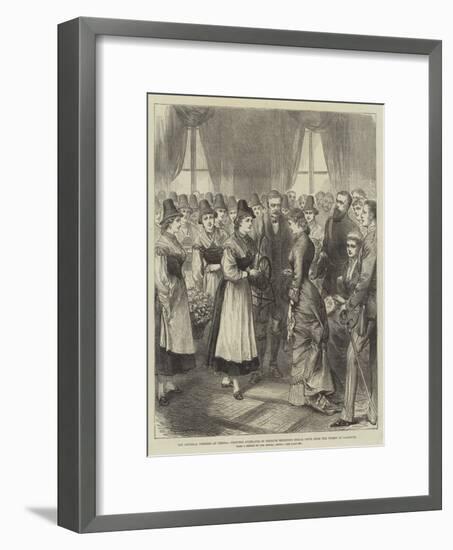 The Imperial Wedding at Vienna-null-Framed Giclee Print