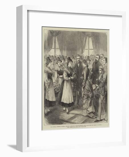 The Imperial Wedding at Vienna-null-Framed Giclee Print