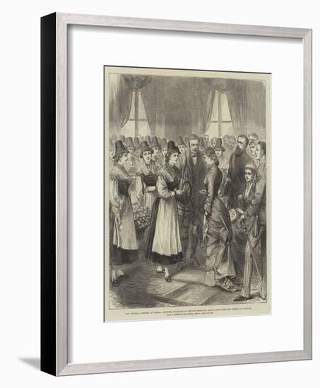 The Imperial Wedding at Vienna-null-Framed Giclee Print