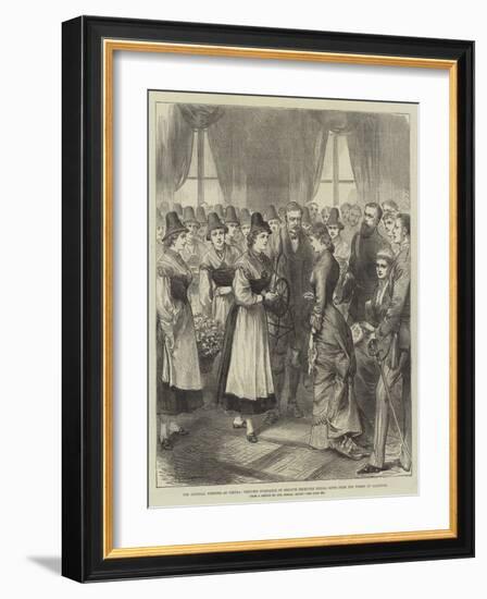 The Imperial Wedding at Vienna-null-Framed Giclee Print