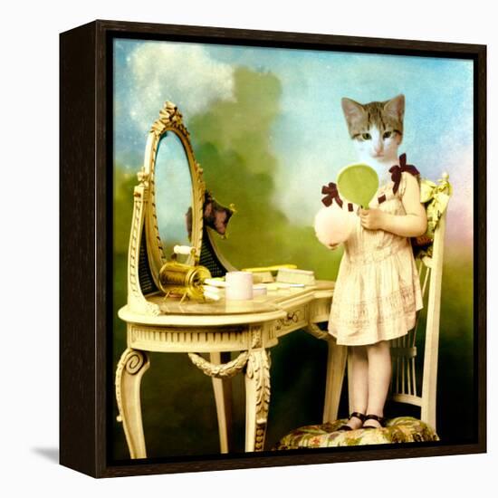 The Impersonator-Martine Roch-Framed Stretched Canvas