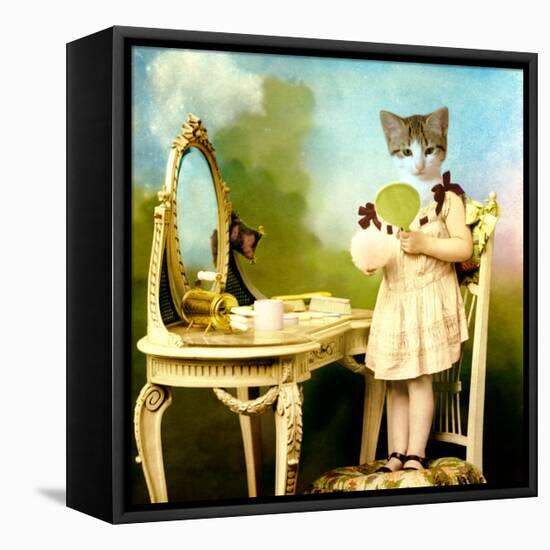 The Impersonator-Martine Roch-Framed Stretched Canvas