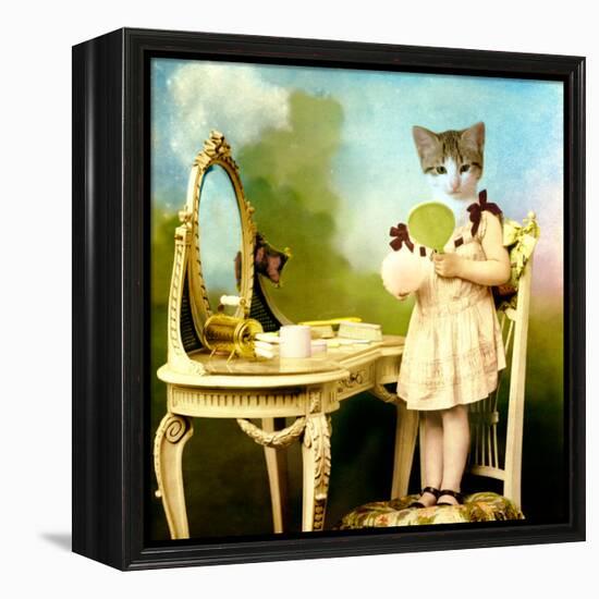The Impersonator-Martine Roch-Framed Stretched Canvas