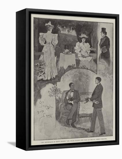 The Importance of Being Ernest, Mr Oscar Wilde's New Play at the St James's Theatre-Henry Charles Seppings Wright-Framed Premier Image Canvas