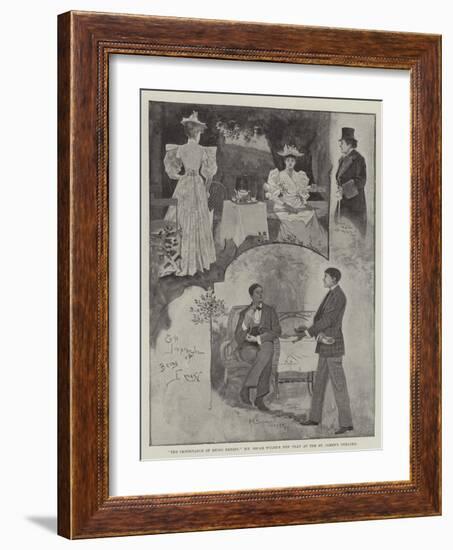 The Importance of Being Ernest, Mr Oscar Wilde's New Play at the St James's Theatre-Henry Charles Seppings Wright-Framed Giclee Print