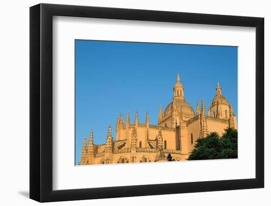 The Imposing Gothic Cathedral of Segovia, Castilla Y Leon, Spain, Europe-Martin Child-Framed Photographic Print