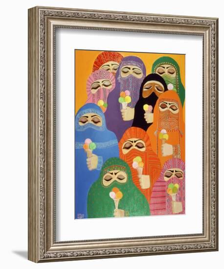 The Impossible Dream, 1988-Laila Shawa-Framed Giclee Print