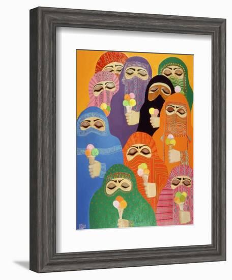The Impossible Dream, 1988-Laila Shawa-Framed Giclee Print