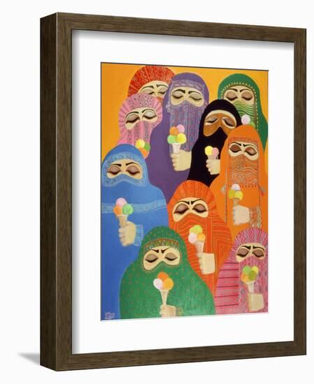 The Impossible Dream, 1988-Laila Shawa-Framed Giclee Print