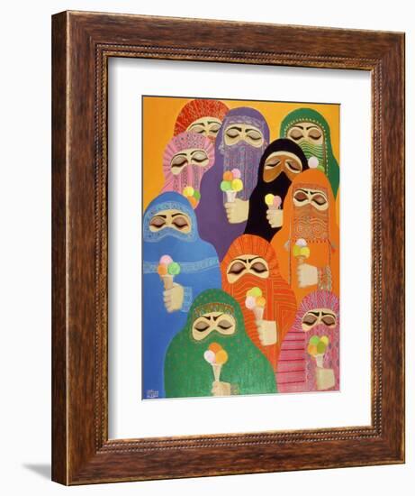 The Impossible Dream, 1988-Laila Shawa-Framed Giclee Print