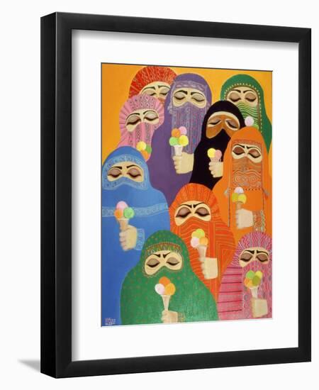 The Impossible Dream, 1988-Laila Shawa-Framed Giclee Print