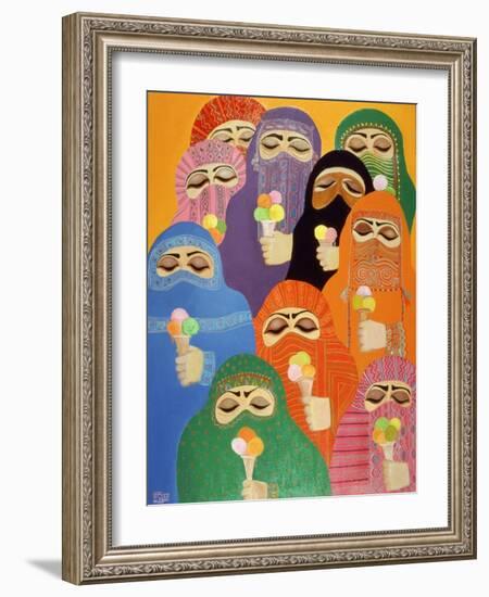 The Impossible Dream, 1988-Laila Shawa-Framed Giclee Print