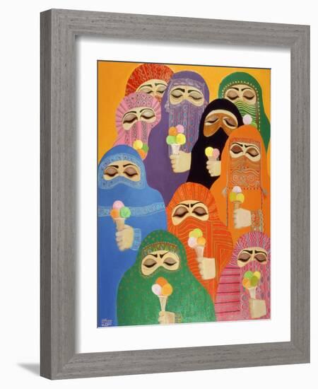 The Impossible Dream, 1988-Laila Shawa-Framed Giclee Print