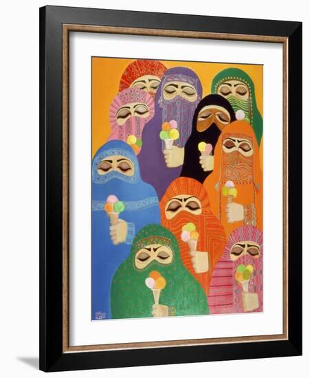 The Impossible Dream, 1988-Laila Shawa-Framed Giclee Print