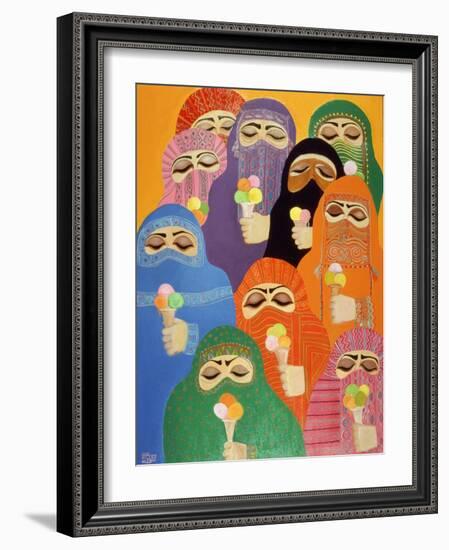 The Impossible Dream, 1988-Laila Shawa-Framed Giclee Print